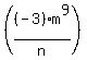%28%28-3%29m%5E9%2Fn%29%29