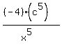 %28%28-4%29%2A%28c%5E5%29%29%2F%28x%5E5%29