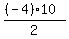 %28%28-4%29%2A10%29%2F2