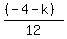 %28%28-4-k%29%29%2F12