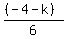 %28%28-4-k%29%29%2F6