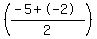 %28%28-5%2B-2%29%2F2%29%29