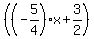 %28%28-5%2F4%29x%2B3%2F2%29