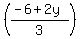 %28%28-6%2B2y%29%2F3%29