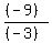 %28%28-9%29%29%2F%28%28-3%29%29