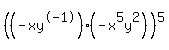 %28%28-xy%5E-1%29%28-x%5E5y%5E2%29%29%5E5