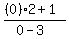 %28%280%292%2B1%29%2F%280-3%29