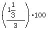 %28%281%261%2F3%29%2F3%29100