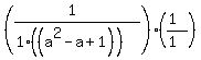 %28%281%29%2F%281%28%28a%5E2+-+a+%2B+1%29%29%29%29%28%281%29%2F%281%29%29
