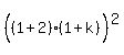%28%281%2B2%29%281%2Bk%29%5E%22%22%29%5E2