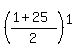 %28%281%2B25%29%2F2%29%5E1