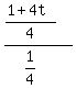 %28%281%2B4t%29%2F4%29%2F%281%2F4%29%29
