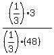 %28%281%2F3%29%2A3%29%2F%28%281%2F3%29%2A%2848%29%29