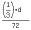 %28%281%2F3%29d%29%2F72