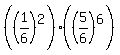 %28%281%2F6%29%5E2%29%2A%28%285%2F6%29%5E6%29