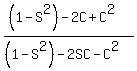 %28%281-S%5E2%29-2C%2BC%5E2%29%2F%28%281-S%5E2%29-2SC-C%5E2%29%29