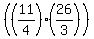 %28%2811%2F4%29%2826%2F3%29%29