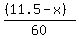 %28%2811.5-x%29%29%2F60