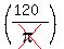 %28%28120%29%2Fcross%28pi%29%29
