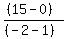 %28%2815-0%29%29%2F%28%28-2-1%29%29