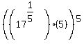 %28%2817%5E%281%2F5%29%29%285%29%29%5E5