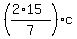 %28%282%2A15%29%2F7%29c