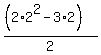 %28%282%2A2%5E2-3%2A2%29%29%2F2