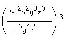 %28%282%2A3%5E2x%5E2y%5E8z%5E0%29%2F%28x%5E6y%5E4z%5E5%29%29%5E3
