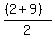 %28%282%2B9%29%29%2F2