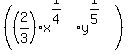 %28%282%2F3%29x%5E%281%2F4%29y%5E%281%2F5%29%29