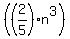 %28%282%2F5%29n%5E3%29