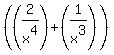 %28%282%2Fx%5E4%29%2B%281%2Fx%5E3%29%29