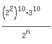 %28%282%5E2%29%5E10%2A3%5E10%29%2F2%5En