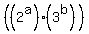%28%282%5Ea%29%283%5Eb%29%29