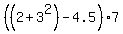 \"%28%282+%2B+3%5E2%29+-+4.5%297\"