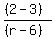 %28%282-3%29%29%2F%28%28r-6%29%29