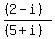 %28%282-i%29%29%2F%28%285%2Bi%29%29