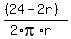 %28%2824-2r%29%29%2F%282%2Api%2Ar%29