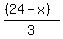 %28%2824-x%29%29%2F3