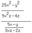 %28%2825x%5E2-y%5E2%29%2F%289x%5E2z-4z%29%29%2F%28%285x-y%29%2F%283xz-2z%29%29+