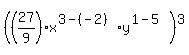 %28%2827%2F9%29x%5E%283-%28-2%29%29y%5E%281-5%29%29%5E3