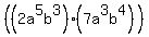 %28%282a%5E5b%5E3%29%287a%5E3b%5E4%29%29