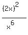 %28%282x%29%5E2%29%2F%28x%5E6%29