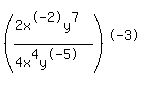 %28%282x%5E-2y%5E7%29%2F%284x%5E4y%5E-5%29%29%5E-3