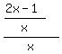 %28%282x-1%29%2Fx%29%2Fx