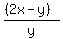 %28%282x-y%29%29%2Fy
