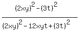 %28%282xy%29%5E2-%283t%29%5E2%29%2F%28%282xy%29%5E2-12xyt%2B%283t%29%5E2%29