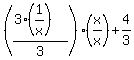 %28%283%281%2Fx%29%29%2F3%29%28x%2Fx%29+%2B4%2F3