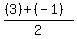 %28%283%29%2B%28-1%29%29%2F2