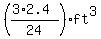 %28%283%2A2.4%29%2F24%29ft%5E3